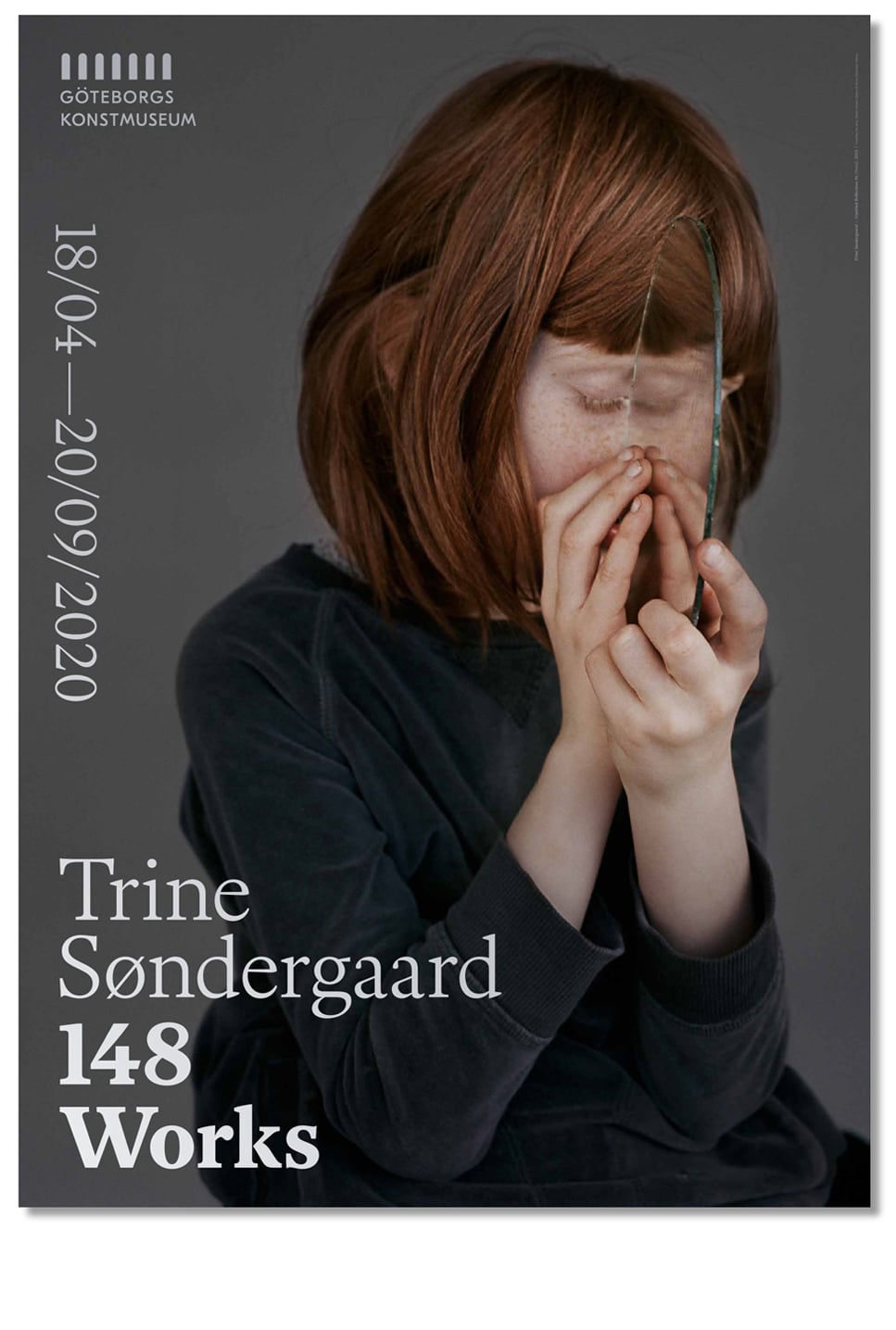 Poster by Trine Søndergaard from her exhibition at Gothenburg art museum