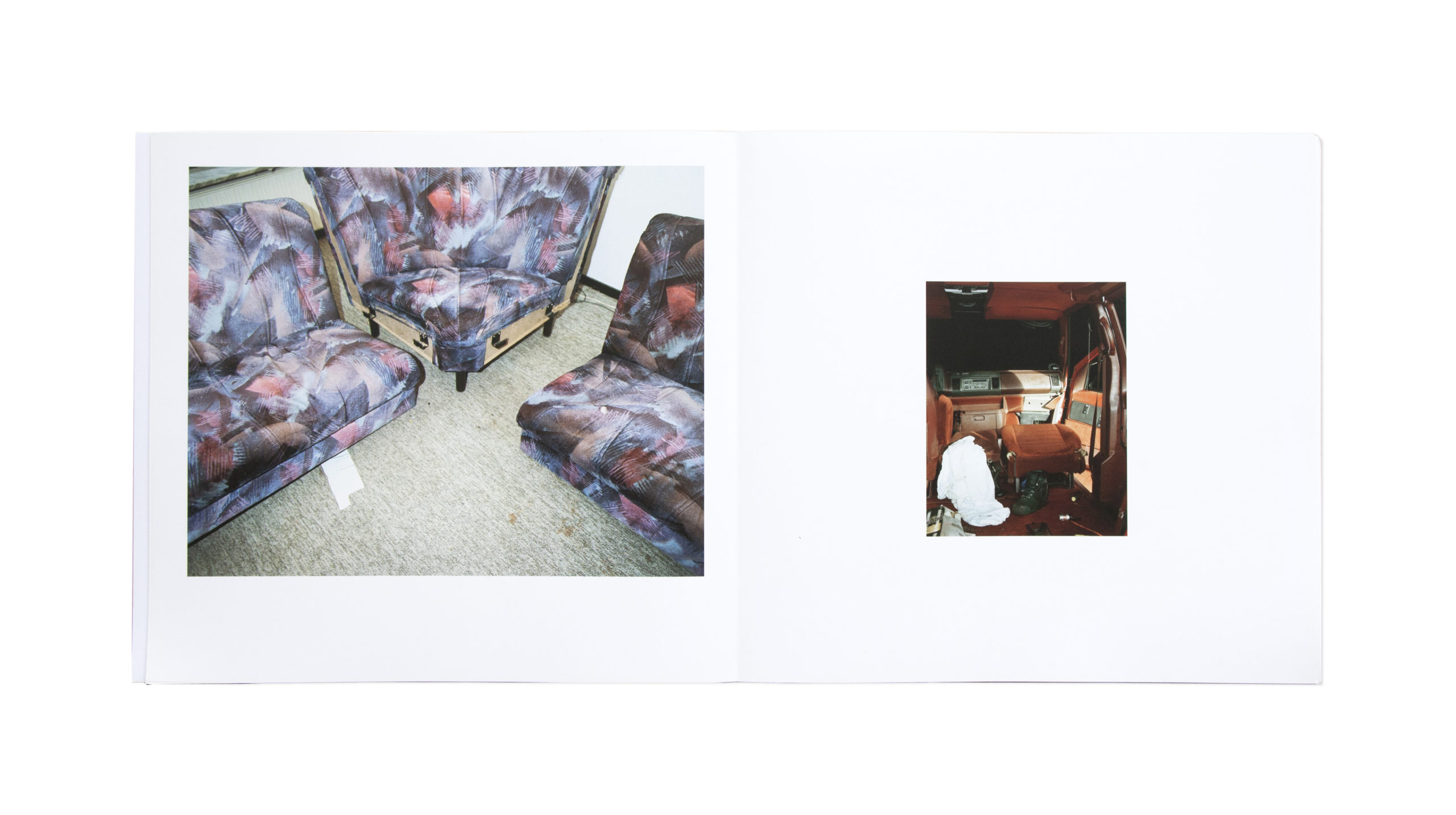 Images from the projects 3x1 and car crash studies in the book sammen stod by Nicolai Howalt