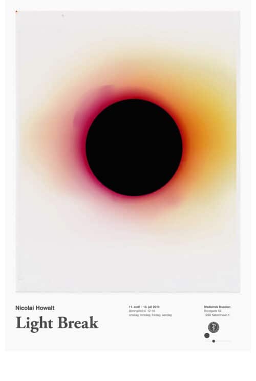 Light Break poster by artist Nicolai Howalt measuring 70 x 100 cm.
