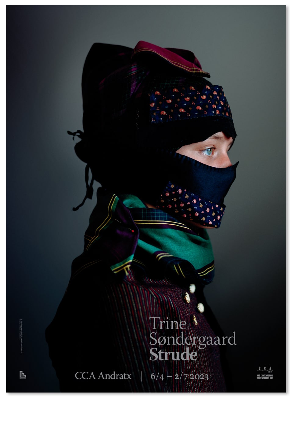 A1 sized poster with an image from Trine Sondergaard's Strude series
