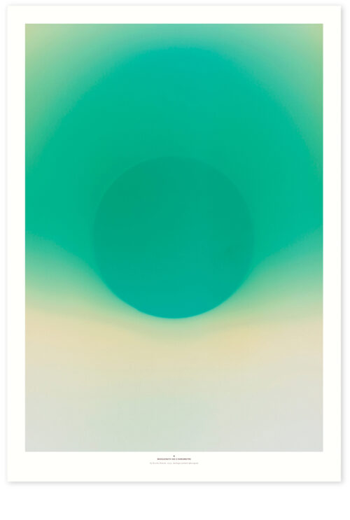 Green limited edition print by Nicolai Howalt with image from his Light Break series
